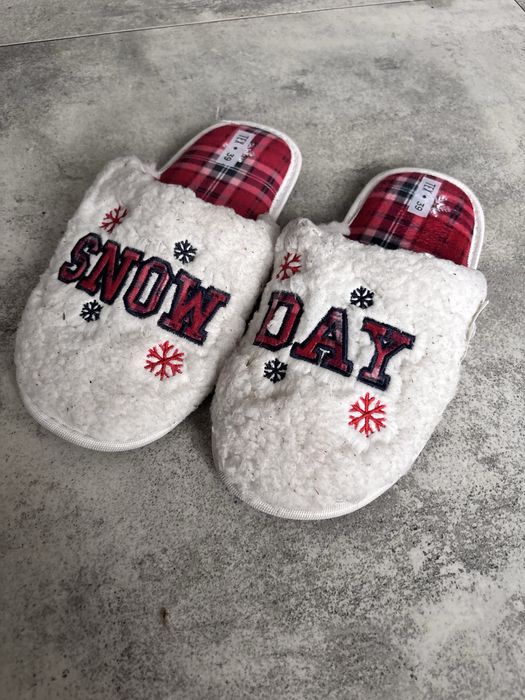 Klapki / papcie / kapcie zimowe świateczne