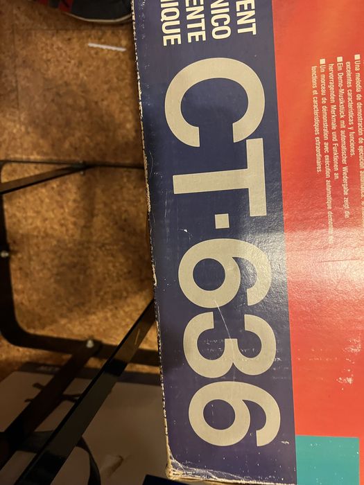 Casio CT-636 Tone Bank – Teclado eletrónico vintage