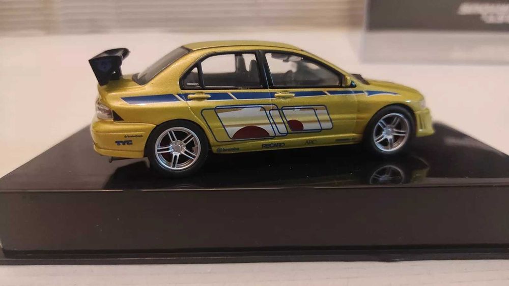 1/43 mitsubishi lancer evolution VII fast and furious (ixo altaya)