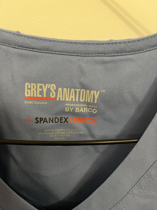 Жіночий медичний костюм Greys Anatomy strech синій М