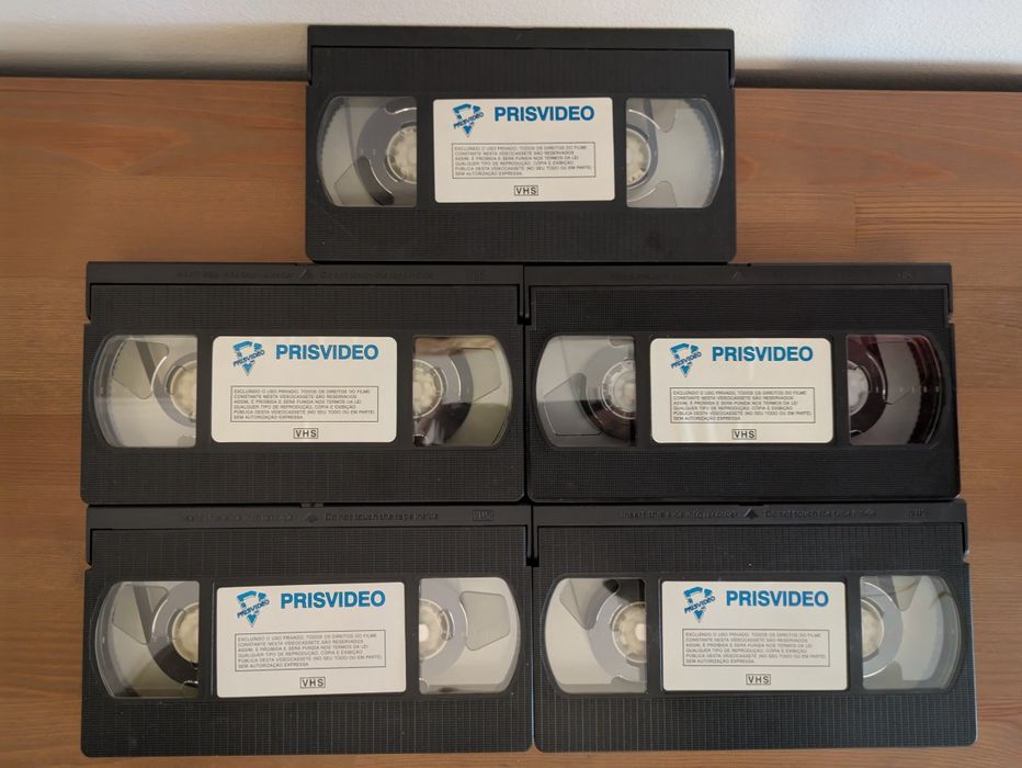 5 VHS " Abelha Maia - Original " (Optimo Estado)