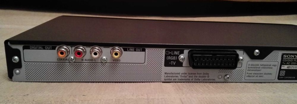 Sony odtwarzacz dvd plus 2 płyty gratis -możliwość wysyłki