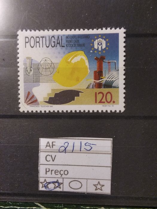 1992 Ano Europeu Da Segurança Higiene e Saúde No Local De Trabalho MNH **