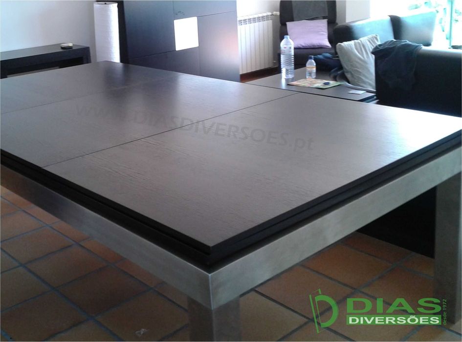 Snooker/Bilhar modelo "InoxWood" - Novos - (da fábrica para sua casa)