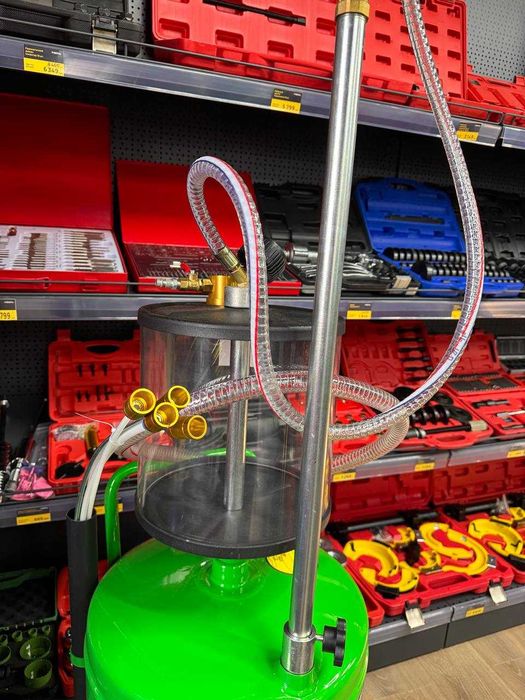 Установка для зливу і вакуумного відкачування та зливу масла 80 л