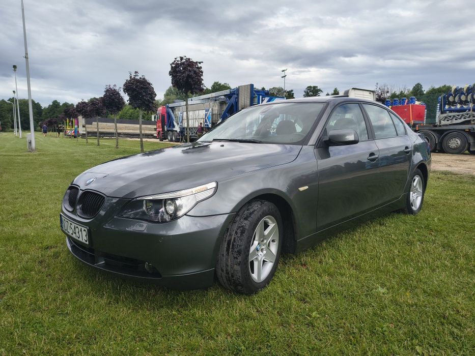 BMW523i/E60/Sprowadzony/Stan bdb/Zamiana na Busa/177KM/Xenon/Lift/Manual/