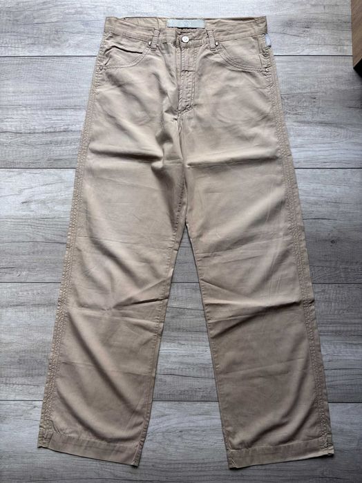 Versace Jeans Couture W34 Spodnie Jeansy Męskie Beżowe Przewiewne