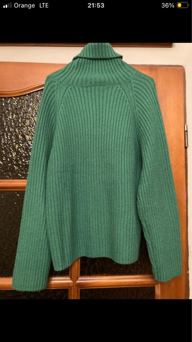 Zielony cieply sweter