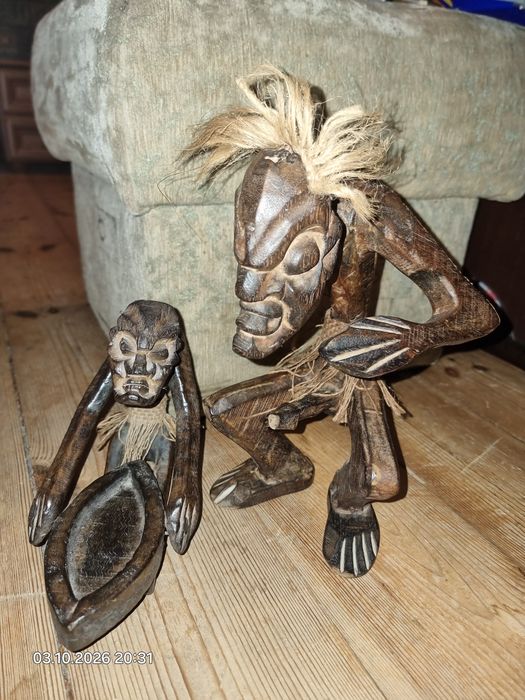 Figurki drewniane