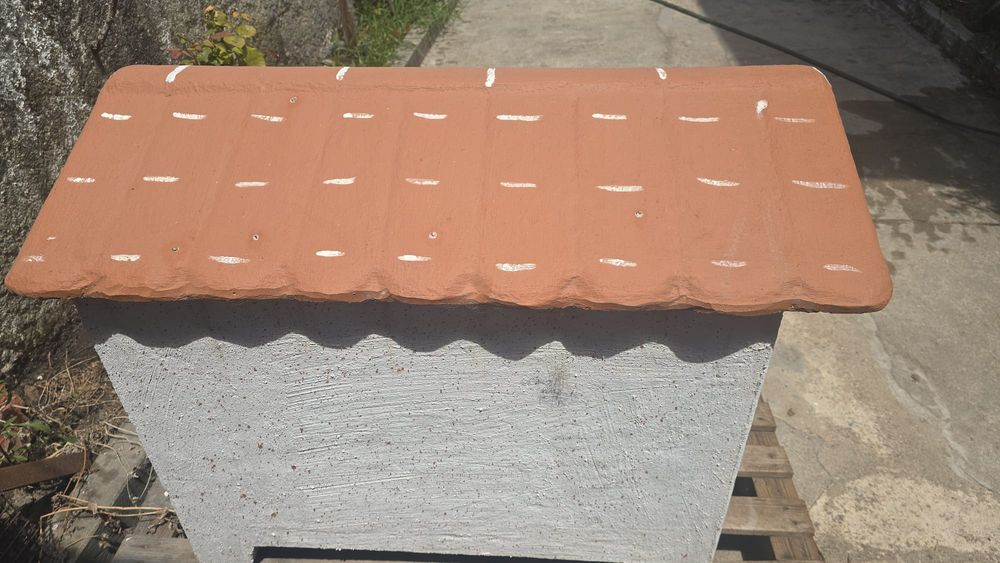 Casota de cimento para animais