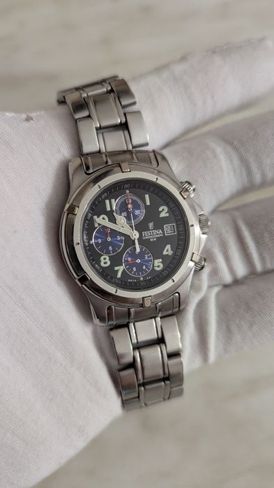 Часы Festina chronograph, годинник хронограф Іспанія