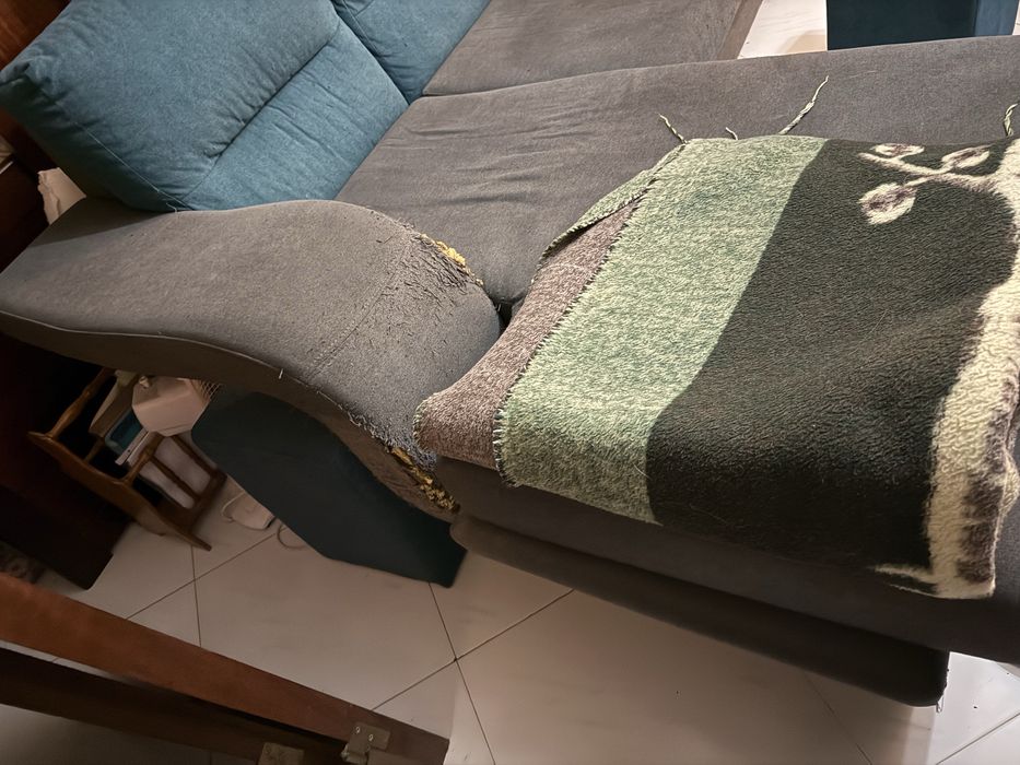 Sofa com chaise long