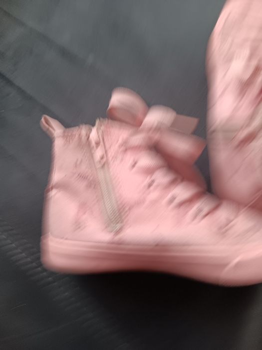 Buty dziewczęce trampki wyższe