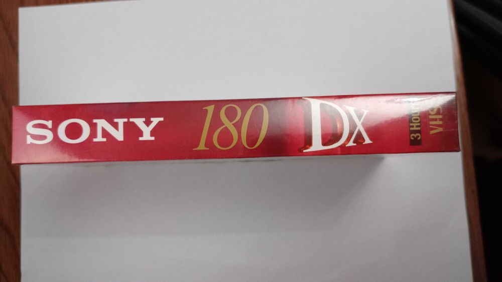 Cassete VHS Sony DX 180 Minutos