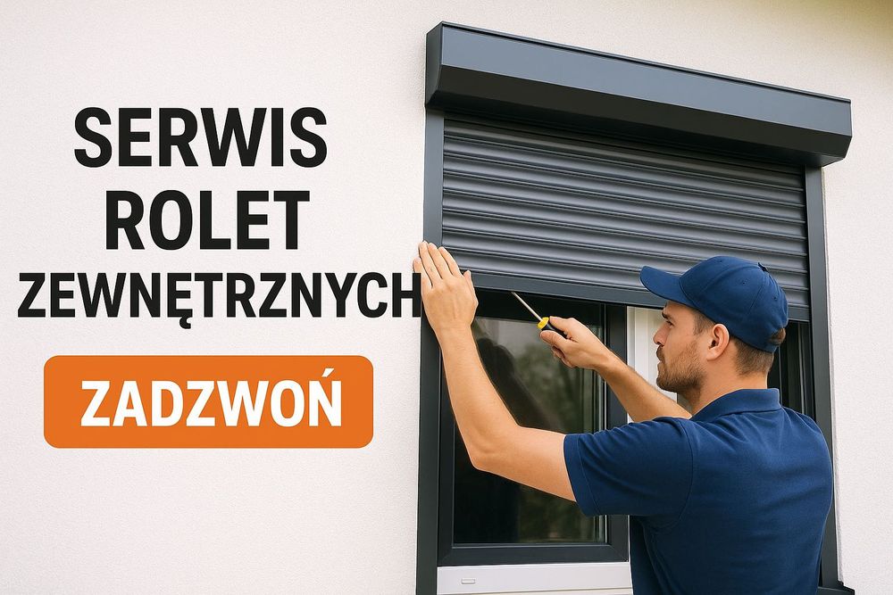 Rolety zewnętrzne, moskitiery, serwis okien , sprzedaż i montaż