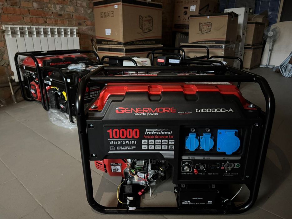 Genermore G10000DA Генератор 10КВ W Бельгія оригінал НЕ Китай