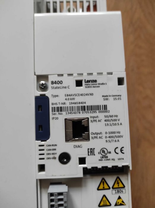 Частотні перетворювачі Lenze StartLine/Topline 8400