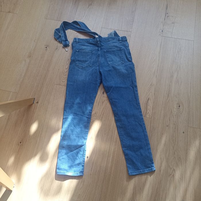 Jeans ogrodniczki ZARA. 164