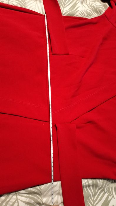 amarantowa sukienka ferrera plus size rozmiar 46