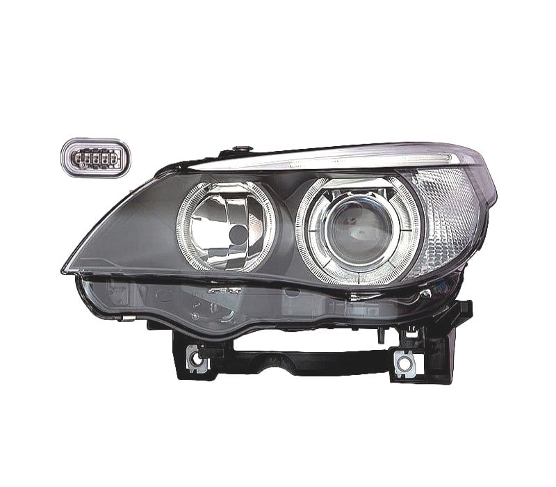 FAROL ESQ BMW E60 E61 03-07 LED+H7+D2S