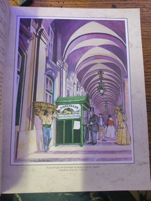 Livro raro Grupo Segurador Fidelidade - 150 anos de História - 1835 a 1985