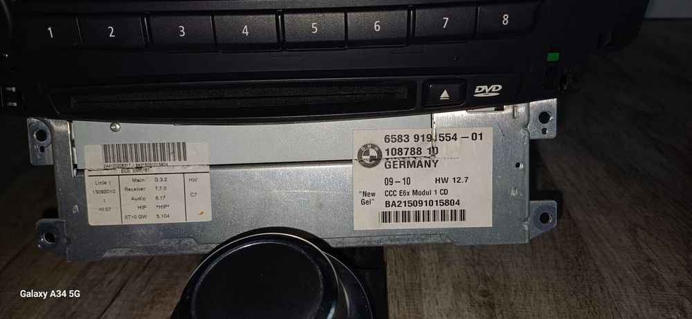 Radio czytnik wyswietlacz bmw 6 e63
