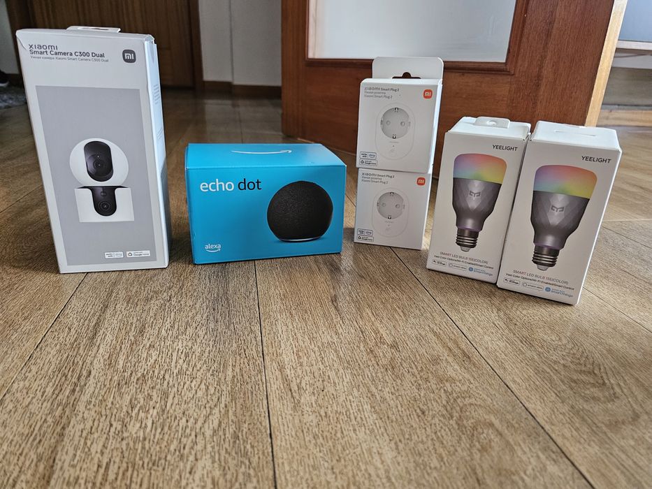 Kit camera tomada alexa e luz
