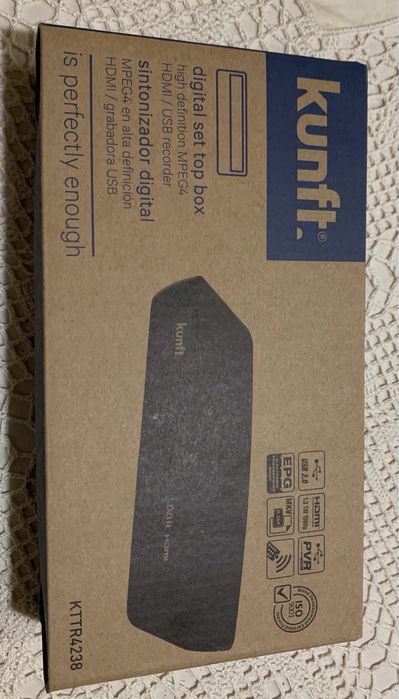 Sintonizador digital Kunft novo