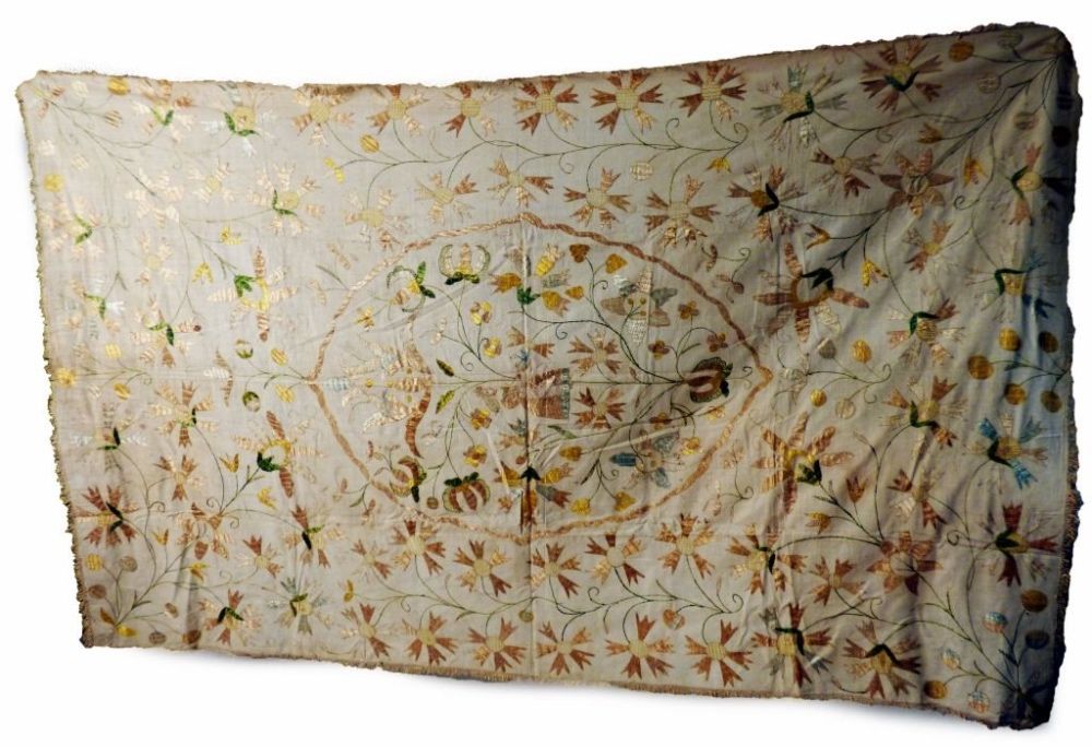 Colcha antiga de procissão