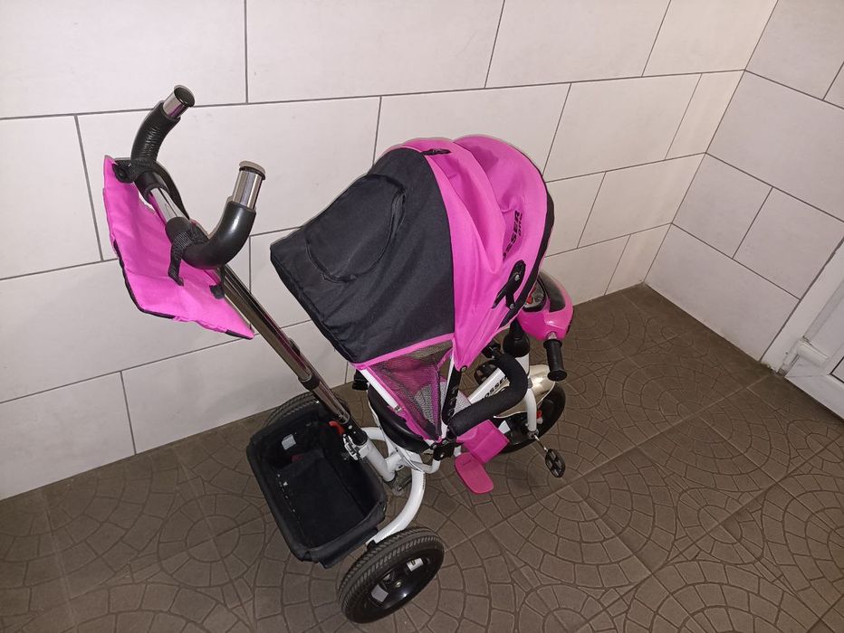 Велосипед с родительской ручкой crosser one