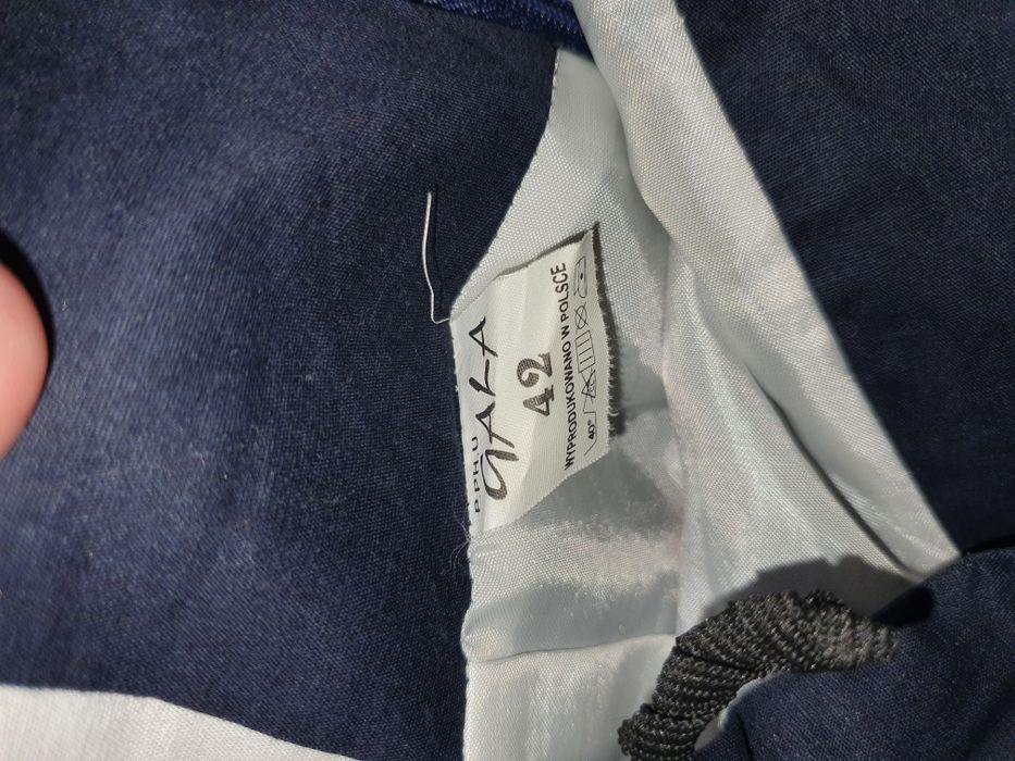 Spódnica rozm 42 granatowa