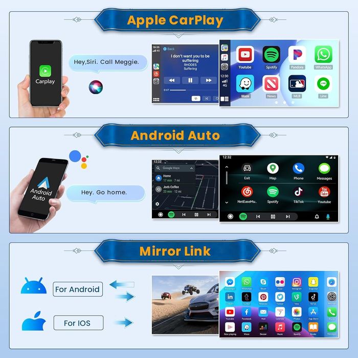 Автомагнітола на Android 13 для Toyota RAV4 2013-2019