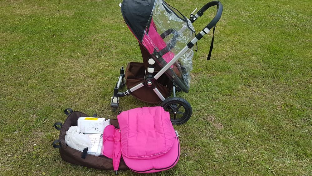 Wózek Bugaboo Cameleon 2 3w1 zestaw dodatki dostawka dla starszego