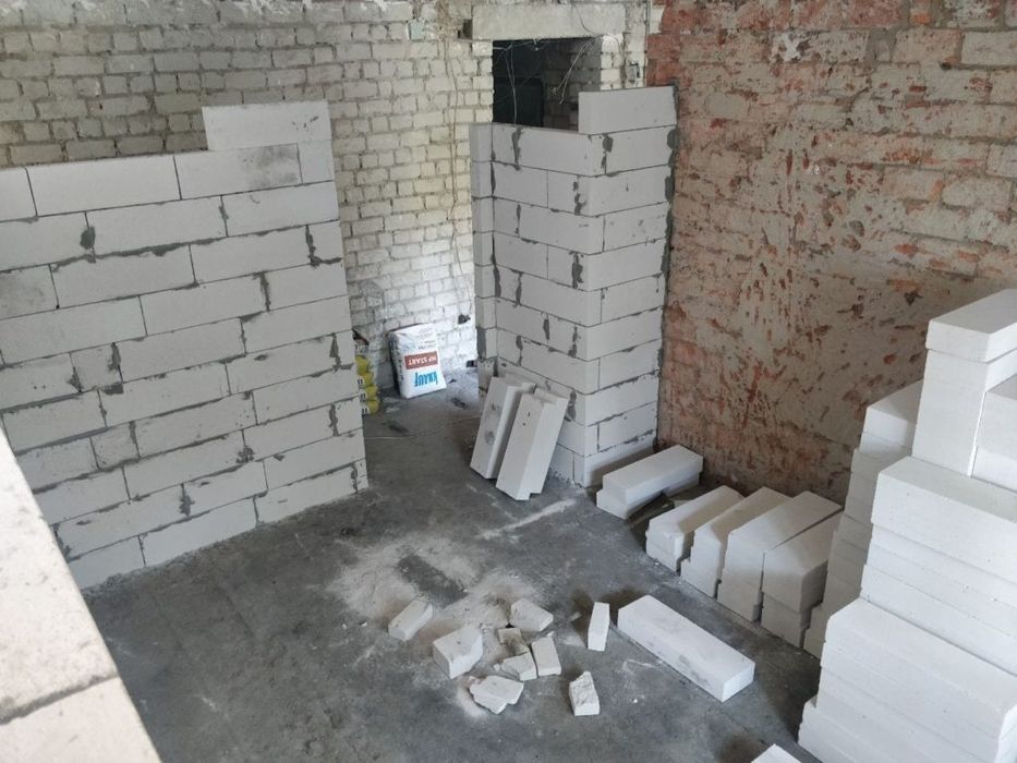 кладка газоблоку, ремонт