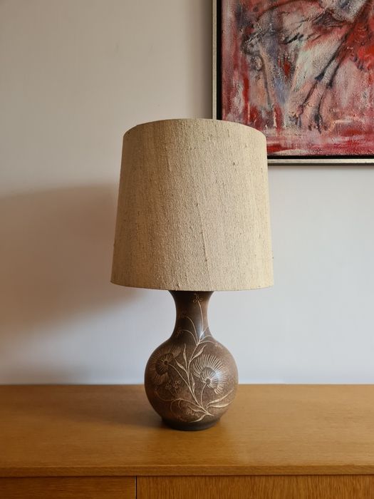 Rustykalna lampa 70cm lata 60 70 vintage retro mid century leuchten