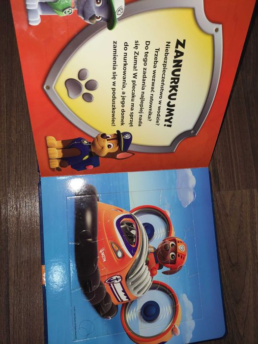 Puzzle książeczka psi patrol
