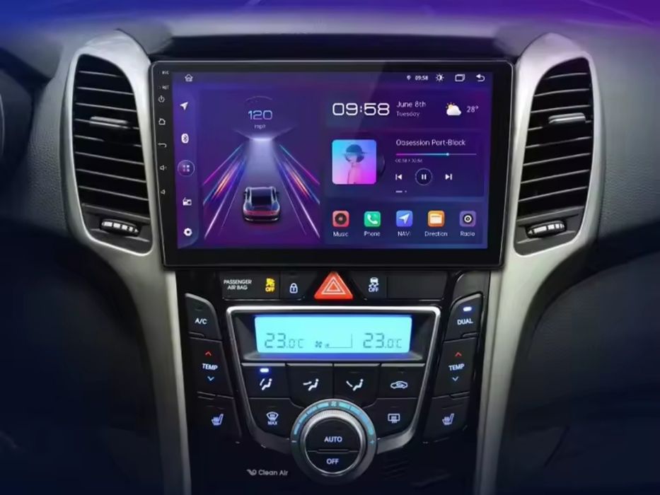 Radio GPS nawigacja kolor 3D dotyk KAMERA hyundai i30 II 2012- android