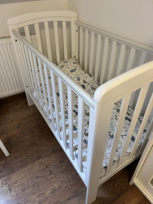 Łóżeczko dziecięce Nicol białe