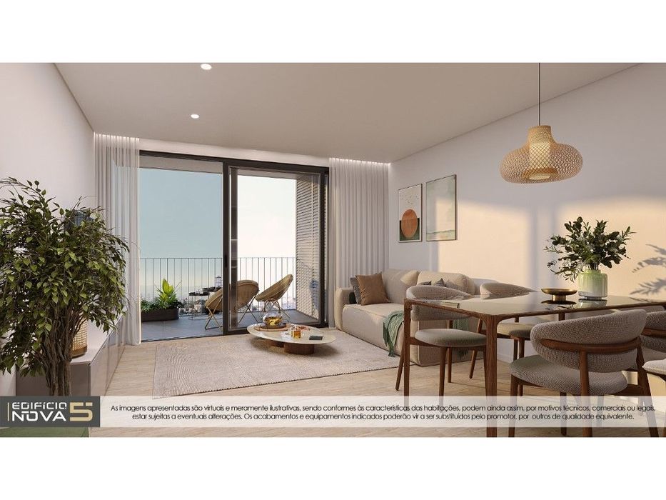 Apartamento T 2 + 1 terraço,São João da Madeira