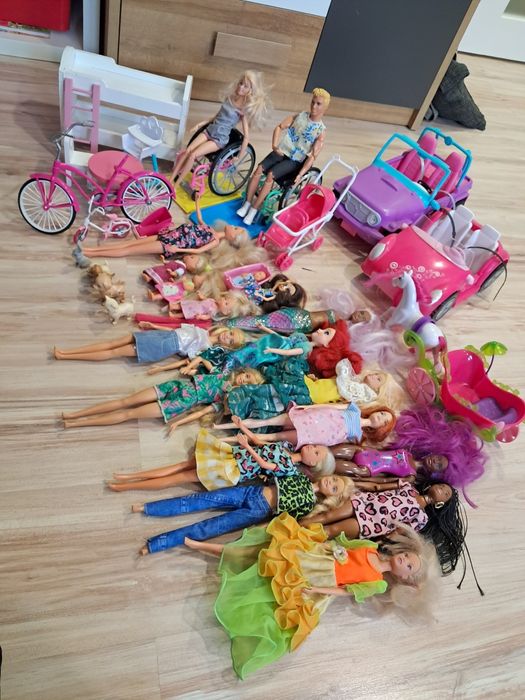 lalki Barbie i inne plus akcesoria