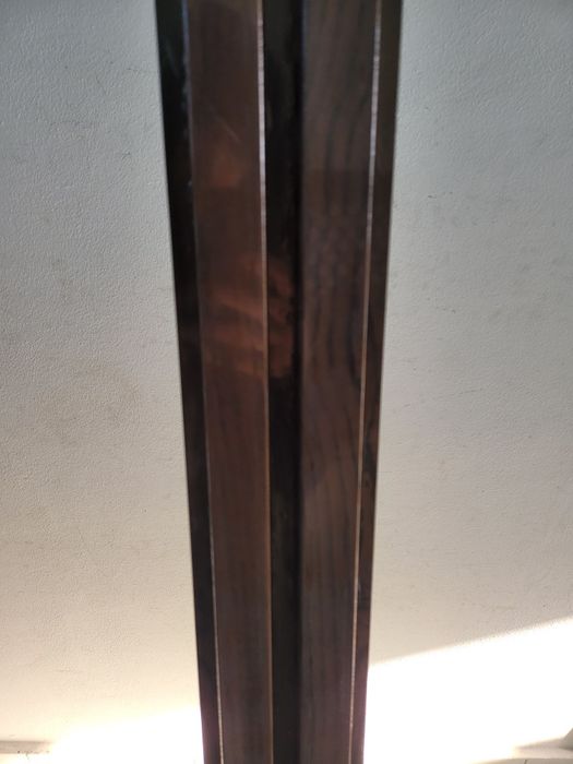 Lamel dekoracyjny z blachy powlekanej drewnopodobnejj