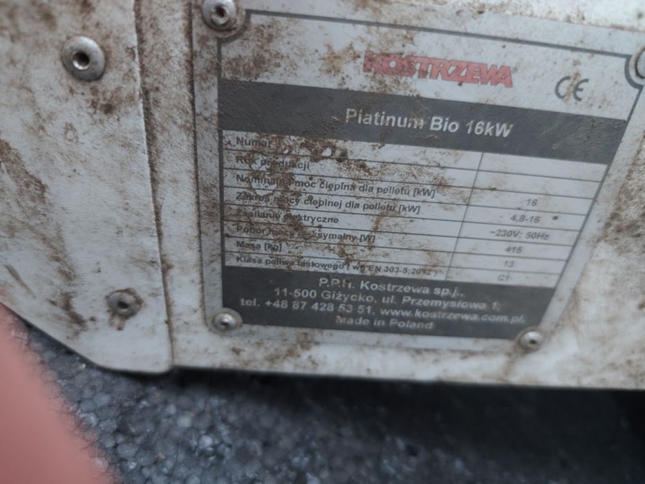 Palnik Kostrzewa 24 kW + dodatki