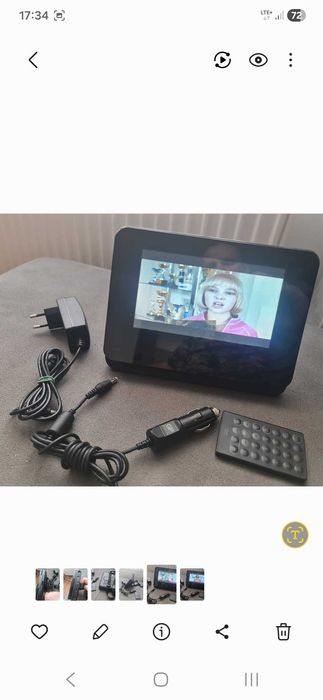 DVD 7 divx usb sd na zagłówek