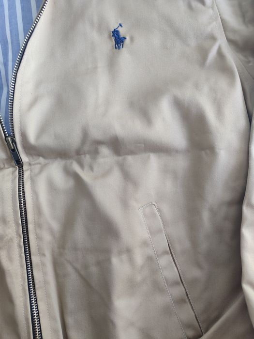 Casaco Bege Harrigton Ralph Lauren