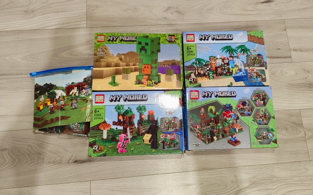 Zestaw klocków My world Minecraft