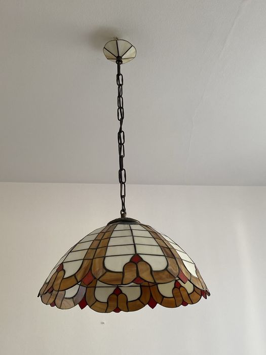 Lampy witrażowe, styl Tiffany, szkło