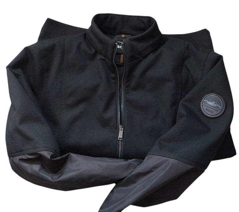 Hugo Boss x Porsche nowa kurtka ocieplana męska lekka wełna r. M