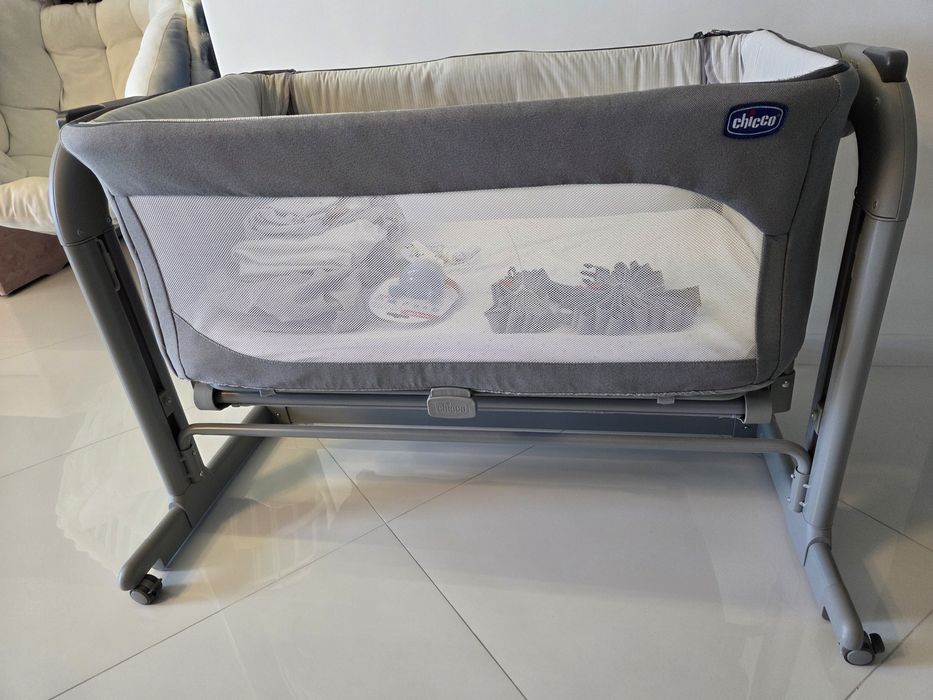 Zestaw Dostawka Chicco Next2Me Magic, Rucken, ochraniacz, mombella