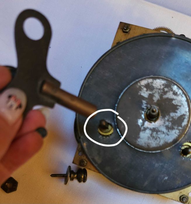 Relógio de lareira antigo JUNGHANS – peça para restauro