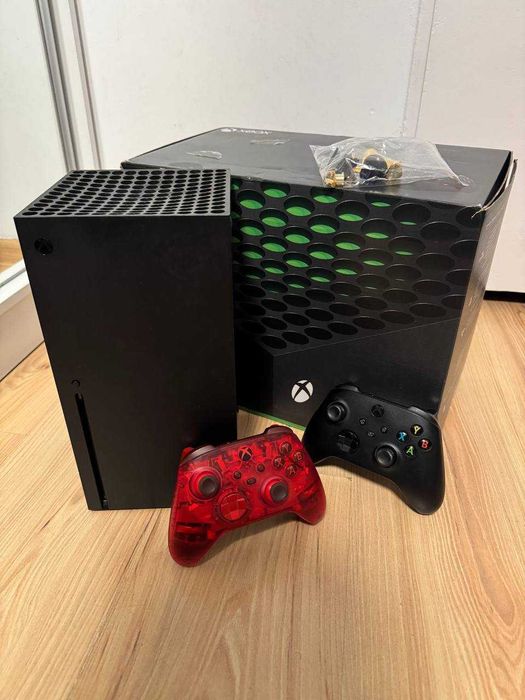 Konsola Xbox Series X 1TB, 2 Pady, Kontroler z Akumulatorem, Gra Cyberpunk 2077